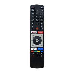 FOXRMT Ersatz RC4318P/RC4318 Fernbedienung für Telefunken Finlux Vestel Edenwood 4K Ultra HD TVs mit YouTube Netflix Tasten - Keine Einrichtung erforderlich