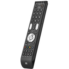 One For All Essence 4 Universal Fernbedienung TV - Steuerung von 4 Endgeräten - TV/Smart TV Set Top Box DVD Blu-Ray und Audiogeräte - Funktioniert garantiert mit Allen Herstellermarken - URC 7140