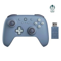 8bitdo Ultimate 2C Wireless Controller für Windows-PC und Android, mit 1000 Hz Abfragerate, Hall-Effekt-Joysticks und Hall-Triggern und Neu Belegbaren L4/R4-Stoßfängern, Turbofunktion (Dunkelblau)