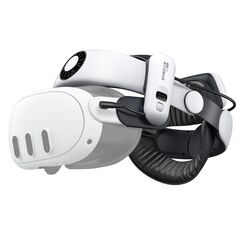 BOBOVR S3 Pro Strap mit Akku Accessories,Kompatibel mit Meta Quest 3/Quest 3S,Luftkühlungssystem und 10000 mAh Hot Swap Akku
