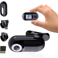 Xilecam Mini Action Cam Speicherkarte Helmkamera Motorrad Bodycam Mini Kamera Multifunctional Accessories Body Cam