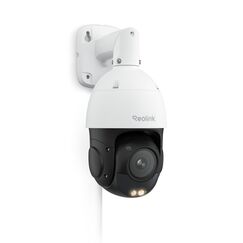 Reolink 4K 8MP UHD PTZ Outdoor Überwachungskamera PoE mit 5X 3D optischem Zoom, Auto-Tracking, Farbnachtsicht, smarte Personen-/Fahrzeug-/Tier-Erkennung, Zwei-Wege-Audio, 24/7 Aufzeichnung, RLC-823S1