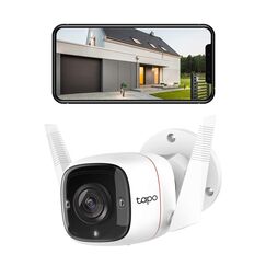 Tapo TP-Link C310 Überwachungskamera Außen, WLAN IP Kamera, 3MP Hochauflösung, 30m Nachtsicht, Bewegungserkennung, IP66 wasserdicht,Alarmmeldung, Zwei Wege Audio,unterstützt Alexa & Google Assistant