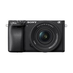 Sony Alpha 6400 APS-C Spiegellose Kamera mit 16-50mm Objektiv (Schneller 0,02s Autofokus mit Augenerkennung für Mensch und Tier, 4K-Filmaufnahmen und neigbares Display für Vlogging)