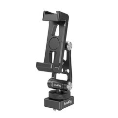 SMALLRIG Universal Phone Tripod Mount, Metall-Handyhalterung mit Kaltschuhhalterung und M4-Schrauben für DJI Stabilisatoren, frei Einstellbarer Handy-Halterungsadapter für iPhone, für Samsung - 4301