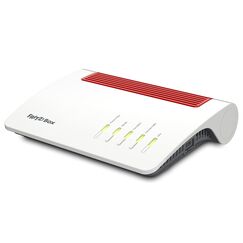 FRITZ!Box 5590 Fiber | Router für einen Glasfaseranschluss (Wi-Fi 6, bis 2.400 MBit/s (5 GHz) und 1.200 MBit/s (2,4 GHz), WLAN Mesh, DECT-Basis, 2,5-Gigabit-LAN-Port, geeignet für Deutschland)
