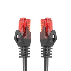 BIGtec LAN Kabel 10m Netzwerkkabel schwarz Gigabit Ethernet Kabel RJ45 Stecker Patchkabel für Patchpanel Netzwerk Switch Gaming PC kompatibel Playstation 5 PS5 XBOX Nintendo Switch 2 -Station 10 Meter