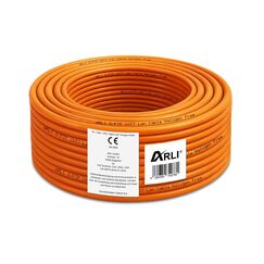 ARLI CAT 7 Verlegekabel 100m Netzwerkkabel CAT.7 LAN Halogenfrei Installationskabel SFTP S/FTP CAT7 PIMF Kabel Netzwerk Verkabelung Datenkabel AWG23/1 geschirmt Gigabit Kupfer Ethernet Klasse F 100 m