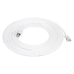 Amazon Basics High-Speed-Patchkabel, RJ45 Cat7, Gigabit-Ethernet, weiß, 6 m, 1 Stück