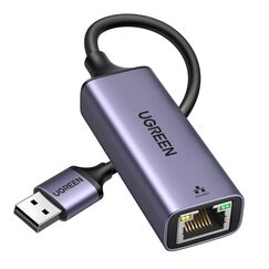UGREEN LAN Adapter 1000 Mbps USB Ethernet Adapter USB auf RJ45 Netzwerkadapter Aluminium kompatibel mit Switch,Mi Box,Laptop unter Win 11/10/ 8.1/8, Mac OS, Linux（Grau-Type A）