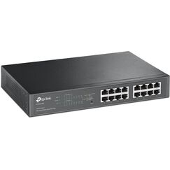 TP-Link TL-SG1016PE 16-Port Gigabit Easy Smart Switch mit 8-Port PoE+, bis zu 30 W pro Port und 150 W insgesamt, geschirmte RJ-45-Ports, 802.3af/at, Plug and Play, mit Lüfter