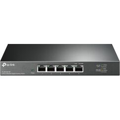 TP-Link TL-SG105-M2 5× 2.5-Gigabit ports Ethernet LAN Switch(Plug-and-Play,Metallgehäuse, QoS, IGMP-Snooping, Ideal für 2.5G NAS, Server, Gaming-Computer, WiFi 6 AP, 4K-Video) schwarz
