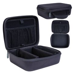 LENS-AID Organizer Case für Kamera- & Technik-Zubehör: Hard Case Tasche zur Aufbewahrung auf Reisen | Schutz für USB-Kabel, Akkus, Festplatte, Powerbank, Adapter