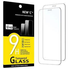 NEW'C 2 Stück für iPhone 12 und iPhone 12 Pro für Panzerglas (6,1 Zoll), Frei von Kratzern, 9H Härte, HD Displayschutz folie, 0.33mm Ultra-klar, Ultrabeständig