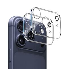 GEEMEE 2 Stück für iPhone 17 Pro für Kameraschutz Panzerglas Schutzfolie, 9H Härte HD-Klare Anti- Kratzer Kamera Displayschutz, Blasenfrei Folie Gehärtetes Glas Folie