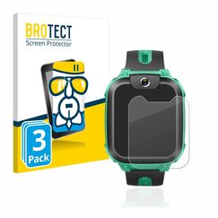 BROTECT 3 Stück Schutzglas für Imoo Watch Phone Z1 Schutzfolie Panzer Folie Glas[Extrem Kratzfest 9H, Anti-Fingerprint, Ultra-Transparent]