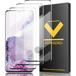 3 Stück Schutzfolie für Samsung Galaxy S20 Panzer Schutz Glas[6.2"], HD Klare, Fingerabdrucksensor Kompatible, 9H Härte folie für Displayschutz S20