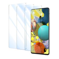3 Stück Schutzfolie für Samsung Galaxy A51/A52/A52S/A53, Panzer Schutz Glas Folie Displayschutz, gehärtete Glasfolie, Panzerfolie Schutzglas, 9H Härte Displayschutzfolie, HD Klar, Anti- Kratzer