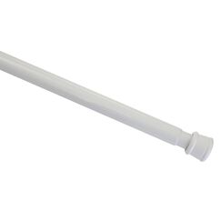 GARDINIA Spannstange, Metall-Stange, Ausziehbar, Gardinenstange ohne Bohren und Schrauben, &Oslash; 23/26 mm, L&auml;nge 60-100 cm, Wei&szlig;