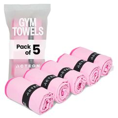 Acteon Mikrofaser-Handtücher, schnelltrocknend, silberionenfrei, super saugfähig, Schweißhandtücher für Frauen, Workout, Yoga, Pilates, Tennis, Laufen, Schwimmen, Reisen, 40,6 x 76,7 cm, Lavendelrose