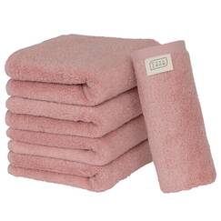 タオル研究所 Towel Kenkyujo Volume Rich #003 Gesichtshandtuch, 5-teiliges Set, Hotelspezifikationen, flauschig, schnelle Absorption, 100% Baumwolle, langlebig, weniger flauschig, 10 Farben zur Auswahl,
