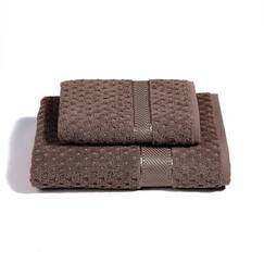 Caleffi - 2-teiliges Handtuchset 100% Baumwolle Frottee – 1 Handtuch 50x100 cm + 1 Gästetuch 40x60 cm, Weich & Saugfähig