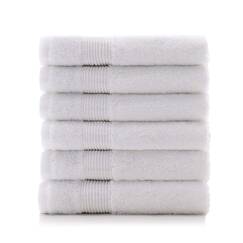 Chakir Türkische Bettwäsche 100% türkische Baumwolle Handtuchset Hand Towel weiß