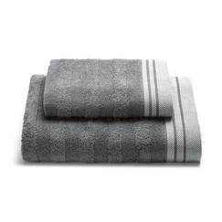 Caleffi - 2-teiliges Handtuchset 100% Baumwolle Frottee – 1 Handtuch 50x100 cm + 1 Gästetuch 40x60 cm, Weich & Saugfähig