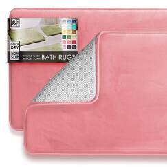 Clara Clark Rutschfester Rückstellschaum Set of 2 - Small/Large Korallenpink