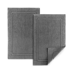 ALIBI Badteppich-Bodenhandtuch-Set, Dusche und Badezimmer Step Out of Tub Fußmatten [KEIN Badezimmerteppich],maschinenwaschbar – Grau 55.9x86.2 cm