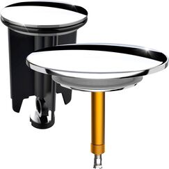 M. ROSENFELD HOME Badewannenstöpsel Universal 72 mm und Waschbeckenstöpsel 40mm Premium Universal Set