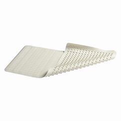 Rubbermaid Commercial Products Badewannen- und Duschmatte, 91,4 x 45,7 cm, weiß, extra lang, maschinenwaschbar, rutschfeste Badezimmermatte mit Saugnäpfen für Zuhause/Hotel/Dusche/Badewanne