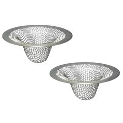 2,5 cm kleines Abflusssieb, Waschbecken-Abflusssieb, Haarfänger, Badezimmer-Abflusssieb, 2 x Abflussgitterkörbe für Wäsche, Mop-Pool, Nutzung, Slop, Wohnmobil-Spüle, Edelstahl-Ablauffilter