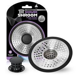 ShowerShroom SHSULT755 Ultra-revolutionärer Dusch-Haarfänger, Abflussschutz, Edelstahl, Rostfrei, Standard