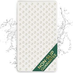 Epica rutschfeste Badewannenmatte aus echtem Gummi, Badematte für Badewanne, Dusche, Badematte für Baby-Sicherheit, Kinder-Badematte, Haustier-Hunde-Badematte, weiche, rutschfeste Badematte, 40,6 x