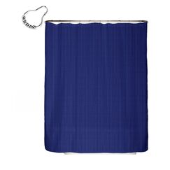 arteneur® - Königsblau - Premium Duschvorhang 180x200 mit 12 Edelstahl-Ringen – Anti-Schimmel Struktur-Stoff, Beschwerter Saum, Blickdicht, Wasserdicht, Waschbar & inkl. E-Book