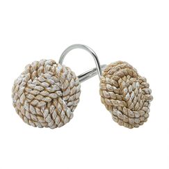 Zenna Home Seaside Duschvorhang-Haken Bad-Accessoires „Serenity“, Polyresin, Cremeweiß, 1 Count (Pack of 1)