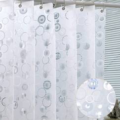 WELTRXE WEIFENG Form & Schimmelfest Dusche Vorhang Wasserabweisend, Antibakterieller Duschvorhang Liner, Keine, chlorfrei Dusche, Schwere Pflicht für Dusche Stall, Badewannen 72 x 72,12 Haken. Stil 3