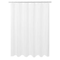 N&Y HOME Ultimativer wasserdichter Stoff-Duschvorhang oder -auskleidung, maschinenwaschbar, atmungsaktives TPU-Futter, Badewanne, Dusche, Weiß, 182,9 x 182,9 cm