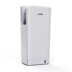 AIKE Swift Professioneller Händetrockner mit HEPA-Filter, Geometrisches Design, 90M/S Luftstrom, Für stark frequentierte Badezimmer, 1850W 220V (Weiß)