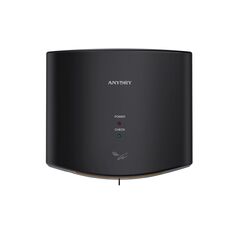 anydry 2630S Kompakter Händetrockner,Automatischer Elektrischer Händetrockner für Wandmontage,Für Gewerbliche oder Private Zwecke,Händetrockner für Toiletten.1400-1650W.(Schwarz)