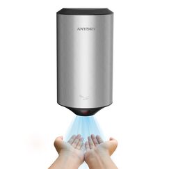 anydry 2805 automatischer Händetrockner elektrisch kompakter Hochgeschwindigkeits Händetrockner Gebürstet Edelstahl 1350W