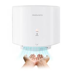 Modundry Kompakt Händetrockner Automatischer Elektrischer Handtrockner für die Wandmontage für Gewerbliche und Heimgebrauch, Badezimmer Toilette, Weiß
