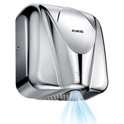 AIKE Elephant Kommerzieller Händetrockner, Hochgeschwindigkeits, Langlebiger Edelstahl für Hochfrequenzierte Toiletten, 220V AK2812 (Hochglanz)