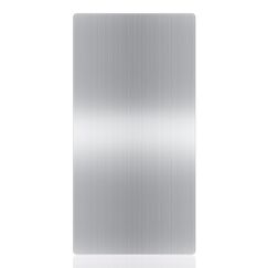 Isohit 81,3 x 30,5 cm Edelstahl Händetrockner Wand Spritzschutz Metall Wandpaneele Spritzschutz mit ultrastarkem Kleber für Badezimmer, Küche, WC