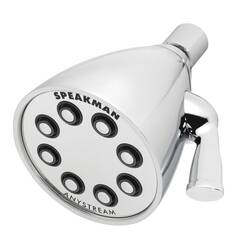 Speakman, S-2251-E2 Signature Messing Ion Anystream Multifunktions-Duschkopf, 2,0 GPM, 2 Stück