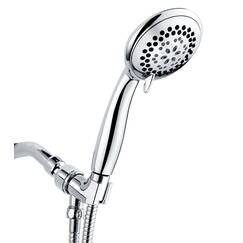 Handbrause, Wassern Hohe Druck 6setting 67jets rainfull Massage Spa flexibel extra lange 203,2 cm Edelstahl Schlauch Winkel verstellbare Halterung 10,2 cm chrom