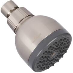 High Pressure Showerhead Brushed Nickel - Best Wall Mount, Bathroom, RV Shower Head For Low Flow Showers, 1.8 GPM - Brushed Nickel & California Certified
