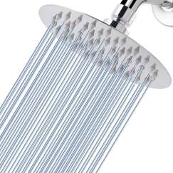 Voolan Hochdruck-Regenduschkopf - Regenduschkopf aus Edelstahl 304 - Komfortables Duscherlebnis auch bei geringem Wasserdurchfluss (15,2 cm, Chrom)