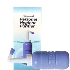 Tragbarer Bidet-Sprayer, Reise-Bidet-Flasche für persönliche Hygiene, Handgerät, Bidet-Spray ohne Druckluft, Flasche mit Wischer, 450 ml